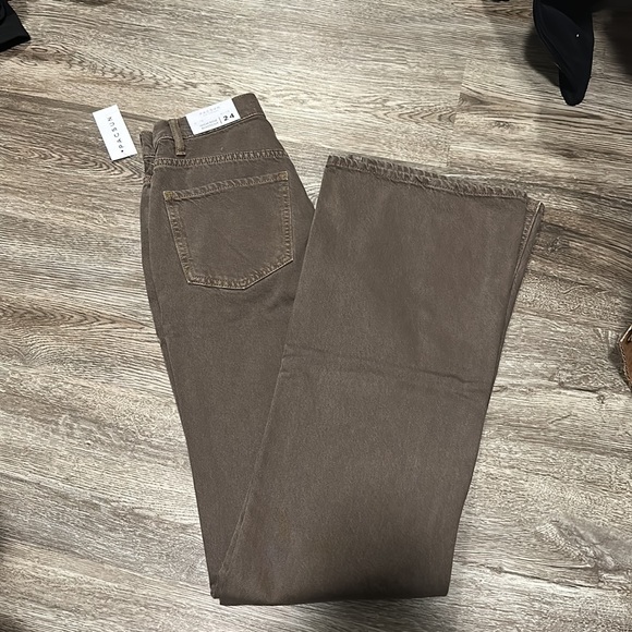PacSun Brown High Waisted Bootcut Jeans - Picture 2 of 6